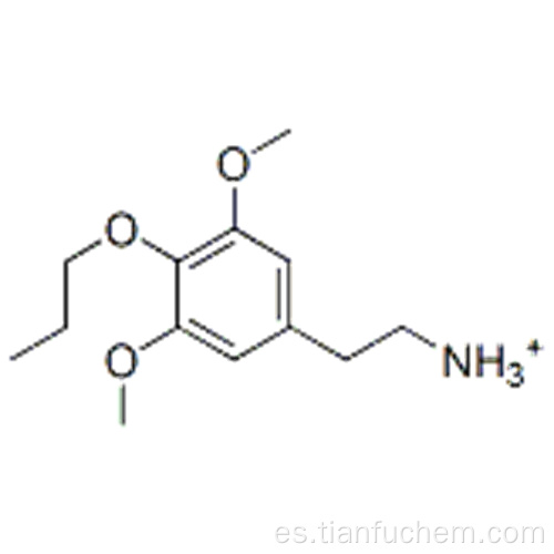 Bencenoetanamina, 3,5-dimetoxi-4-propoxi-CAS 39201-78-0